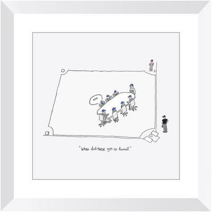 mound visit framed print