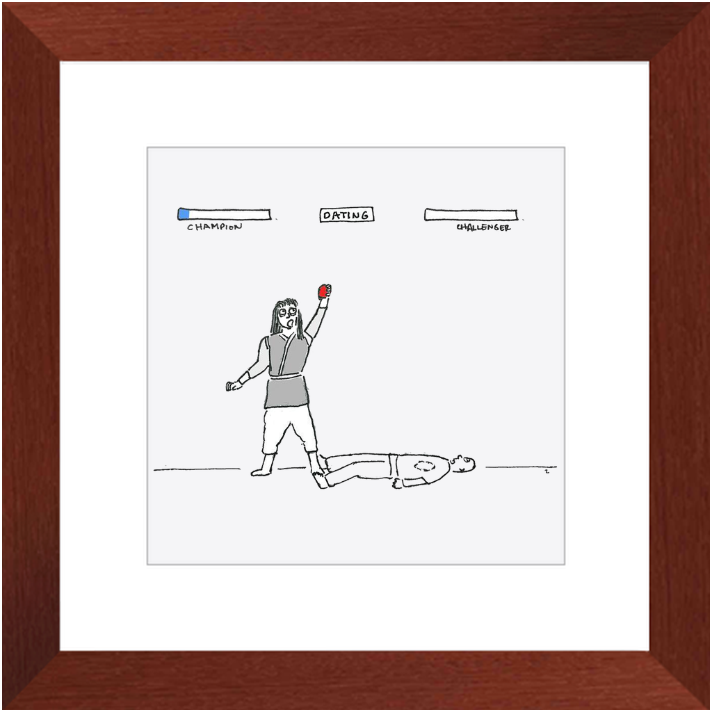 mortal kombat framed print