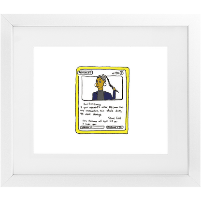 advanced pokemon card framed print