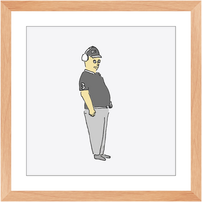 umpire framed print