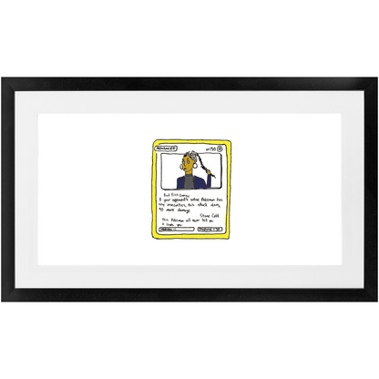 advanced pokemon card framed print
