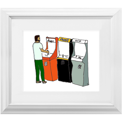 dating game framed print