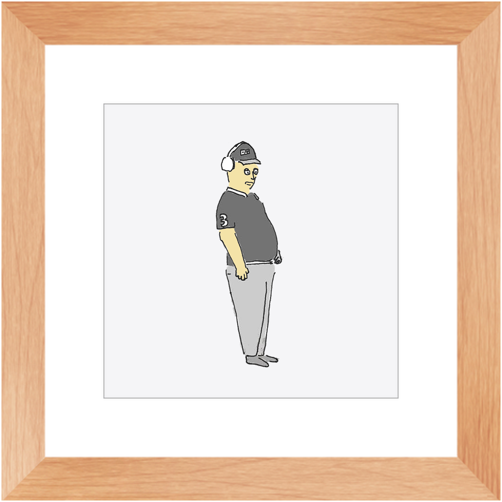 umpire framed print