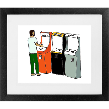 dating game framed print