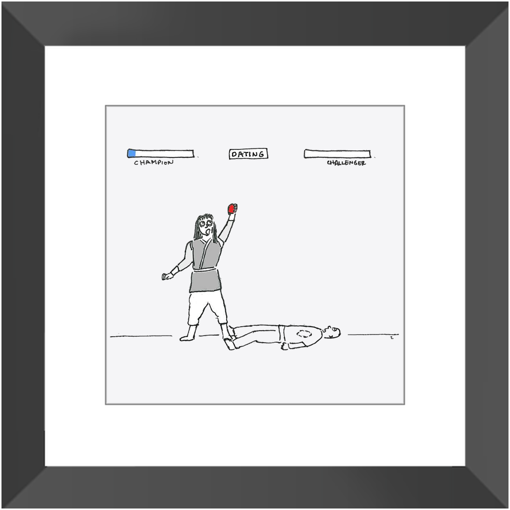 mortal kombat framed print