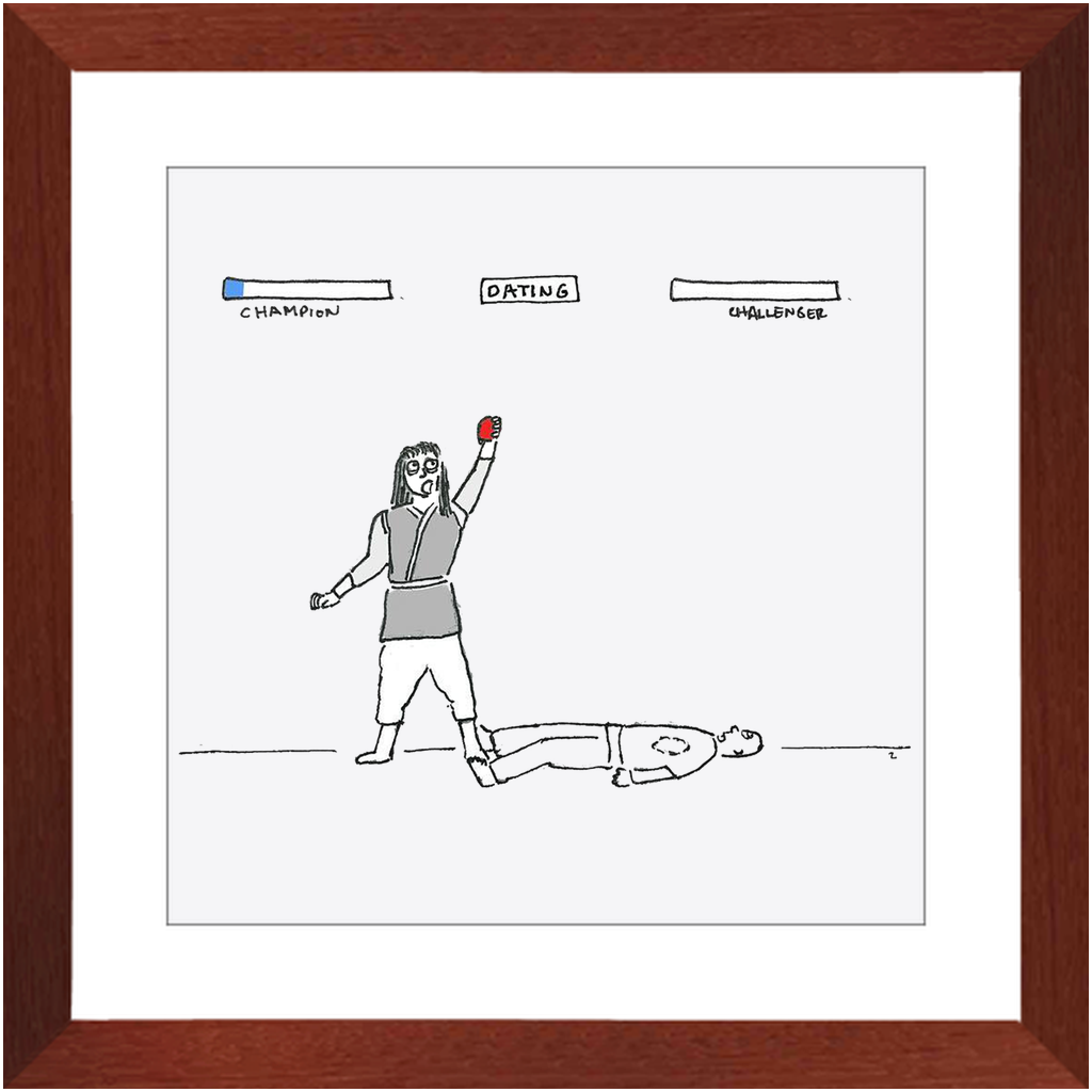mortal kombat framed print