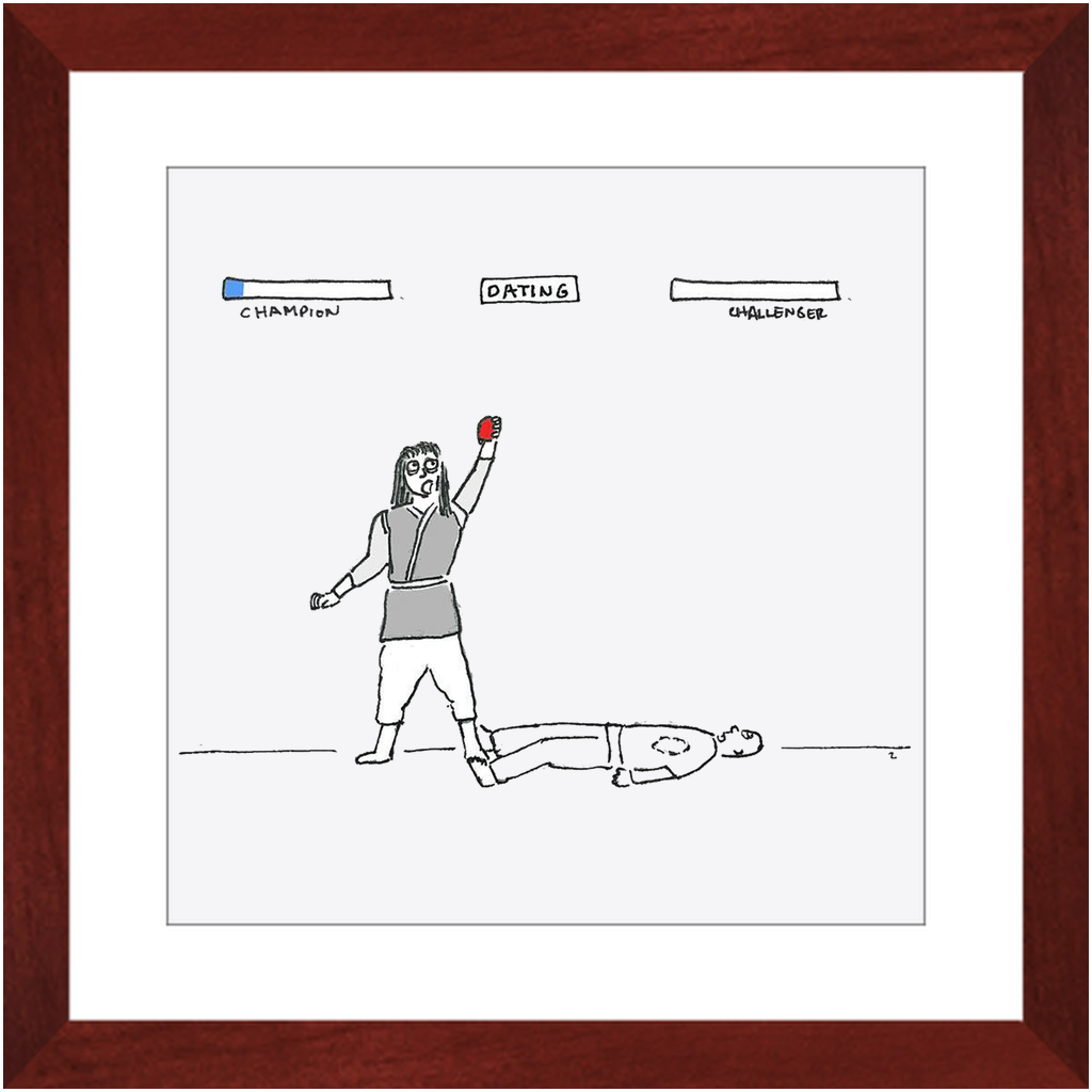 mortal kombat framed print