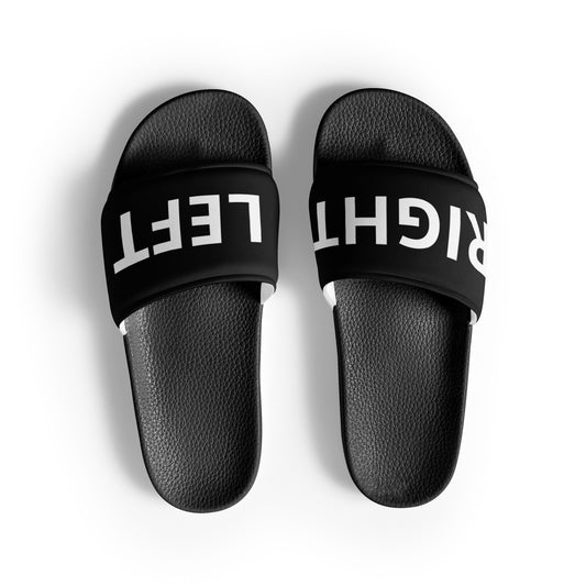 left right men’s slides