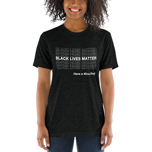 black lives matter short sleeve t-shirt