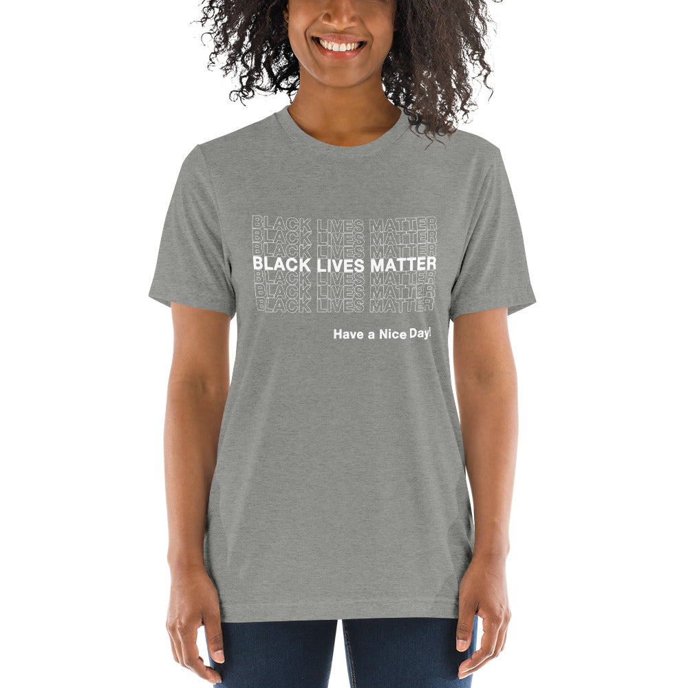 black lives matter short sleeve t-shirt