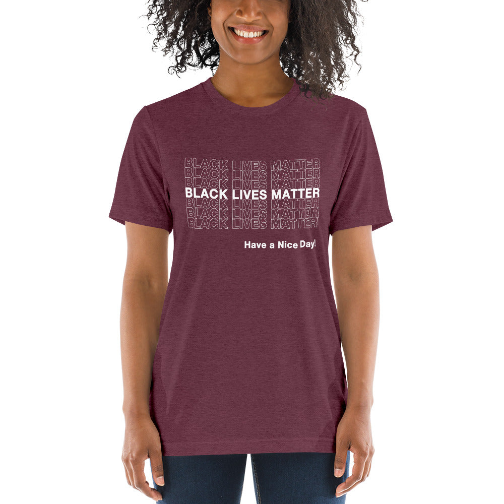black lives matter short sleeve t-shirt